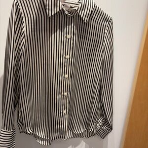 H&M Monochrome Striped Shirt
